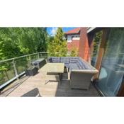 Apartament nad jeziorem Drwęckim z dużym tarasem