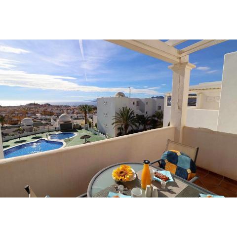 Casa Horizonte apartamento vistas panorámicas al mar y piscina compartida