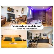 Escapade en Bord de mer avec Sauna et Spa Privés