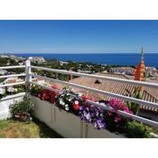 Garden sea view apartment near beach
