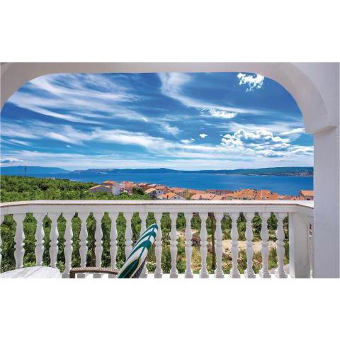 Nice apartment in Crikvenica with 1 Bedrooms, WiFi and Outdoor swimming pool