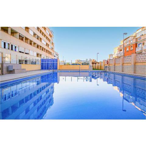Nice apartment in Roquetas de Mar with Outdoor swimming pool, WiFi and 1 Bedrooms