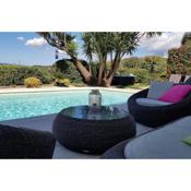 Rez de Villa, vue magnifique, piscine chauffée privée, spa