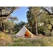 Tent by the sea, private toilet and kitchenette