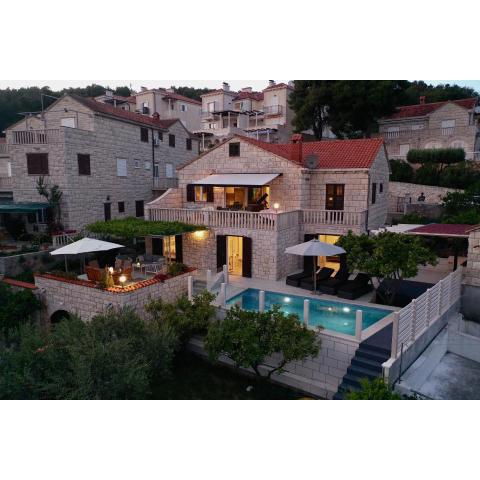 Villa Beach House Sumartin with Heated Pool